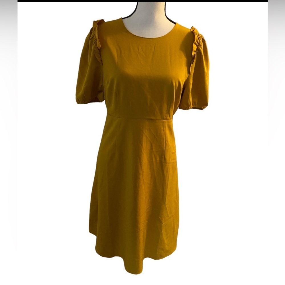 Lark& Ro dress size 10 dark yellow